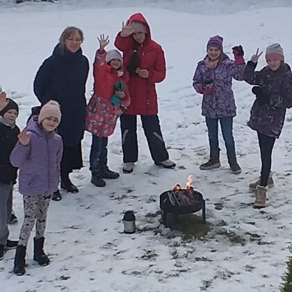 Pie barikāžu piemiņas uguns 20.01.2023.