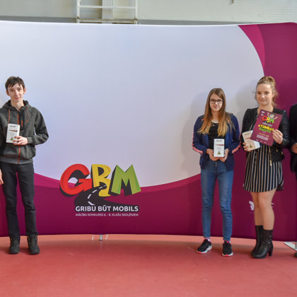 Konkursā "Gribu būt mobils! 22.01.2019. 