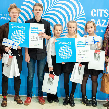 4.kl.firma Vislatvijas SMU Rīgā ieguva nomināciju Labākā pārdošanas komanda