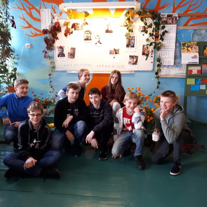 Skolas soma - Dzejas stunda 7.,8. klasē pēc Kārļa Skalbes "Saulrietu" apmeklējuma.