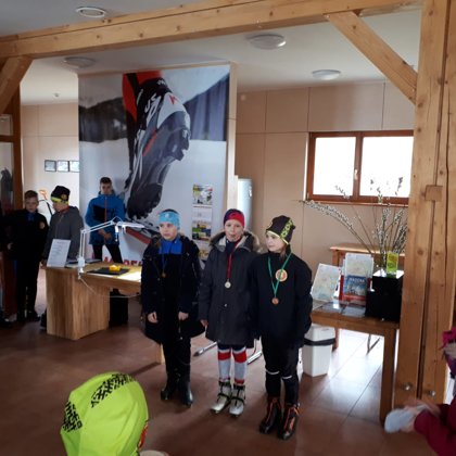 Lāsma Beķere- pirmā no labās 20.03.2019.