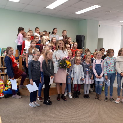 Tikšanās ar rakstnieci Agnesi Vanagu Madonas bibliotēkā 26.09.2019