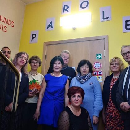 Skolotāju grupa skolotāju dienā 30.09.2022.