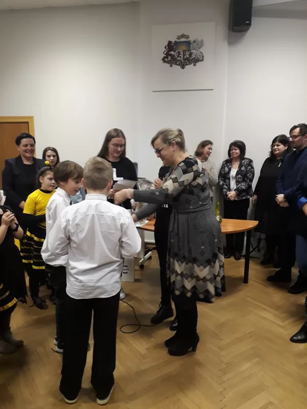 SMU "Koka darbi"-saņemot Simpātiju balvu no ASBalta