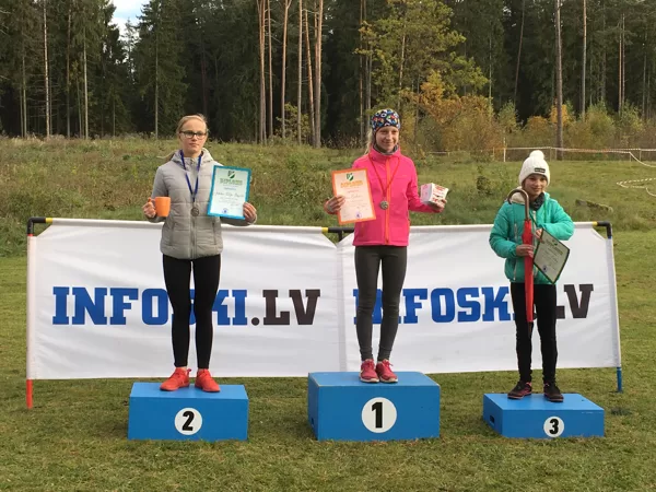 Adriāna uz goda pjedestāla Pļaviņās 2016