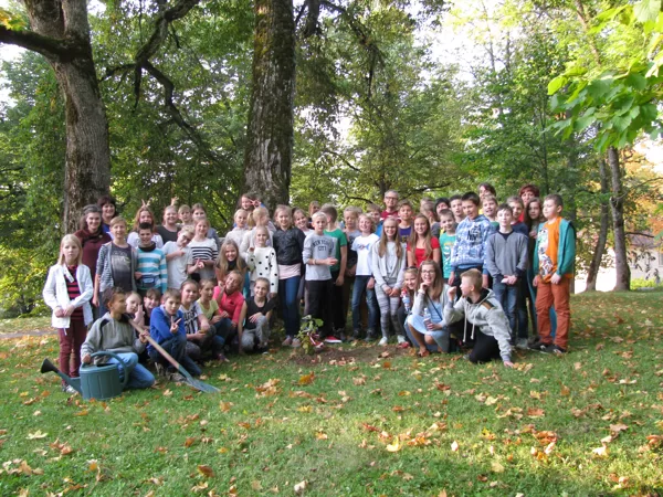Lai izaug draudzības ozols! 24.09.2015. Tikšanās ar Tartu skolēniem.