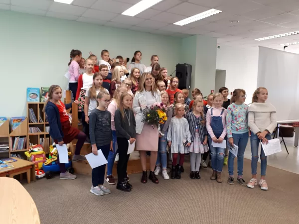 Tikšanās ar rakstnieci Agnesi Vanagu Madonas bibliotēkā 26.09.2019